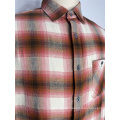 Single Pocket Plaid Flannel Shirt